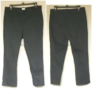 Black j crew capris slacks